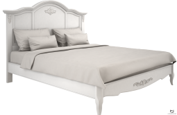 Кровать Бэль с подъемным механизмом в белом цвете