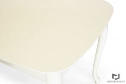 Стол полуовальный Моника 5 в белом цвете