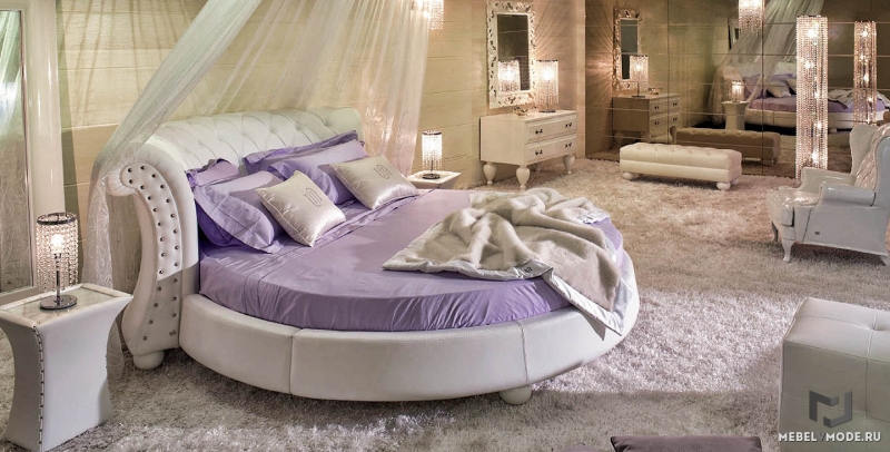 Круглая кровать Агата